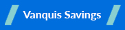 Vanquis Savings